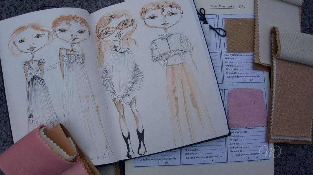 Meldesign, croquis d'inspiration collection